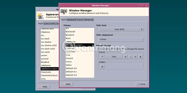 Theme CDE/Motif 