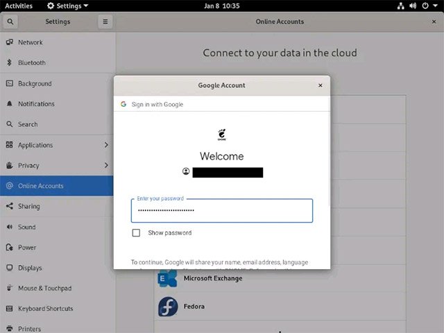 Nhập địa chỉ Gmail của bạn
