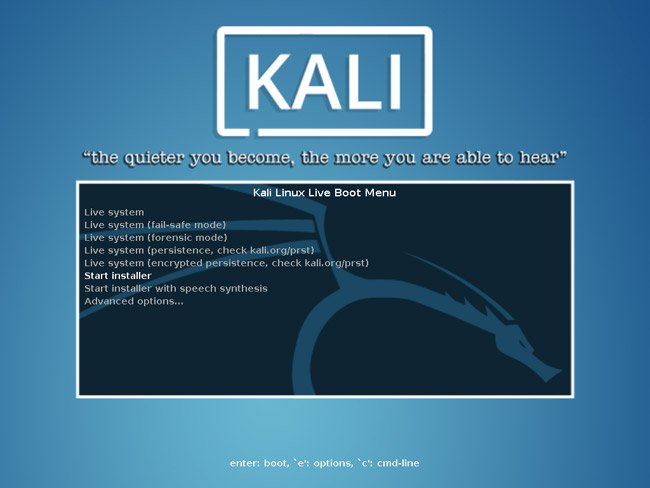 Forensic Mode trong Kali Linux