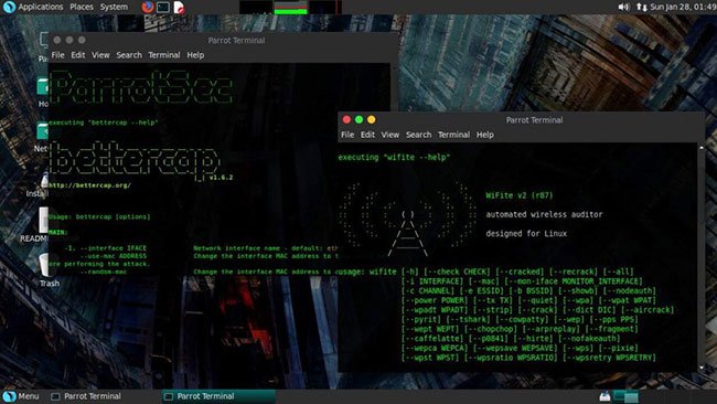 Tính năng của Parrot Security OS
