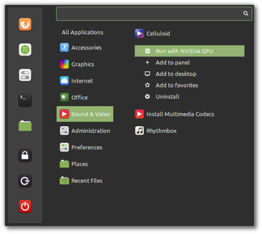 Chọn Run with NVIDIA GPU