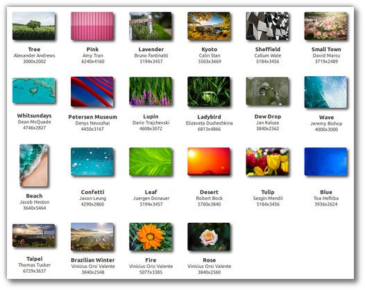 Linux Mint 20 có bộ sưu tập hình nền tuyệt vời