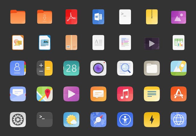 Bộ biểu tượng hoàn toàn mới của Ubuntu 18.04
