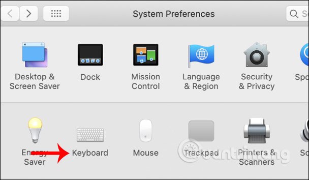 Keyboard trên Mac