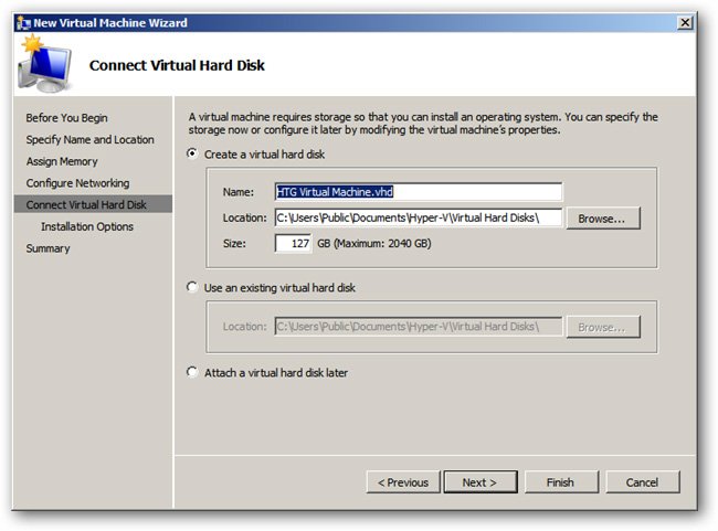Chọn file VHD