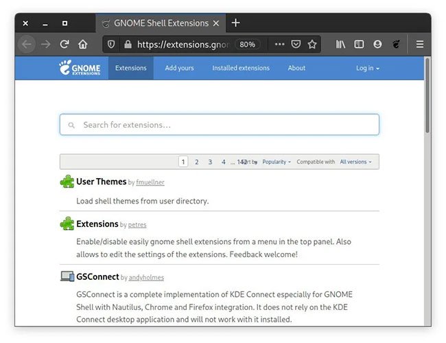 GNOME Shell Extensions