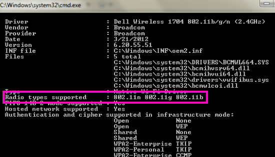 Tìm Radio types supported