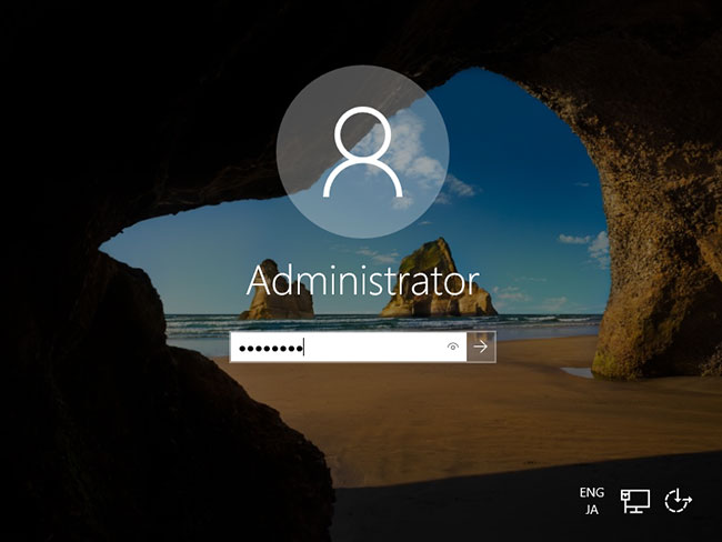 Nhập mật khẩu admin