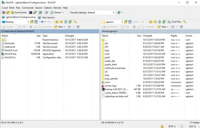 WinSCP là gì? Hướng dẫn kết nối tài khoản với WinSCP - Ảnh 3. WinSCP là gì? Hướng dẫn kết nối tài khoản với WinSCP - Ảnh 3.