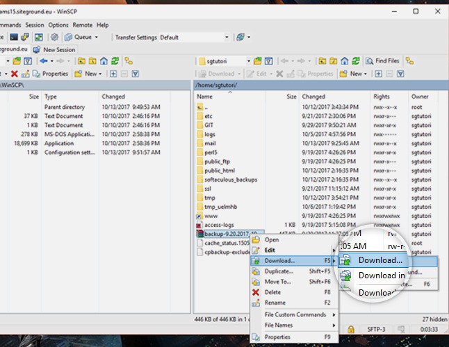 WinSCP là gì? Hướng dẫn kết nối tài khoản với WinSCP - Ảnh 5. WinSCP là gì? Hướng dẫn kết nối tài khoản với WinSCP - Ảnh 5.