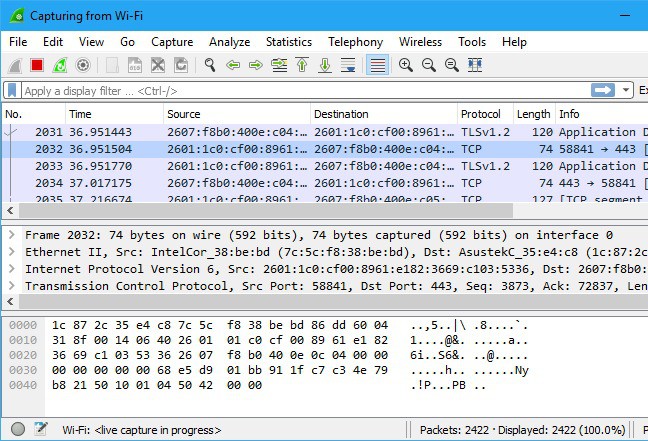 Wireshark là gì? Tính năng và cài đặt Wireshark - Ảnh 4. Wireshark là gì? Tính năng và cài đặt Wireshark - Ảnh 4.