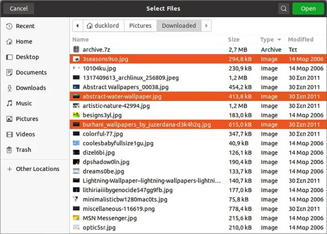 Bạn có thể chọn nhiều file nếu muốn