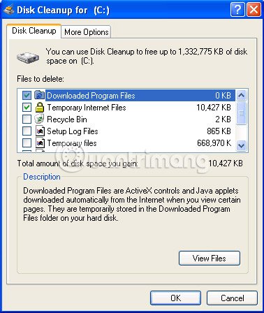 Disk Cleanup