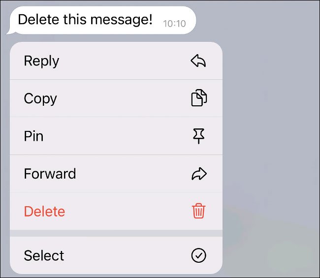 Chọn Delete