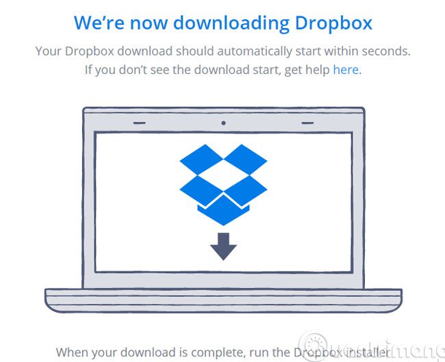 Quá trình tải file cài đặt