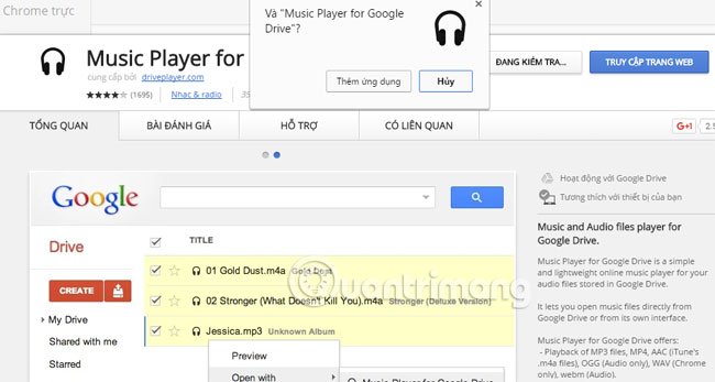 Music Player for Google Drive