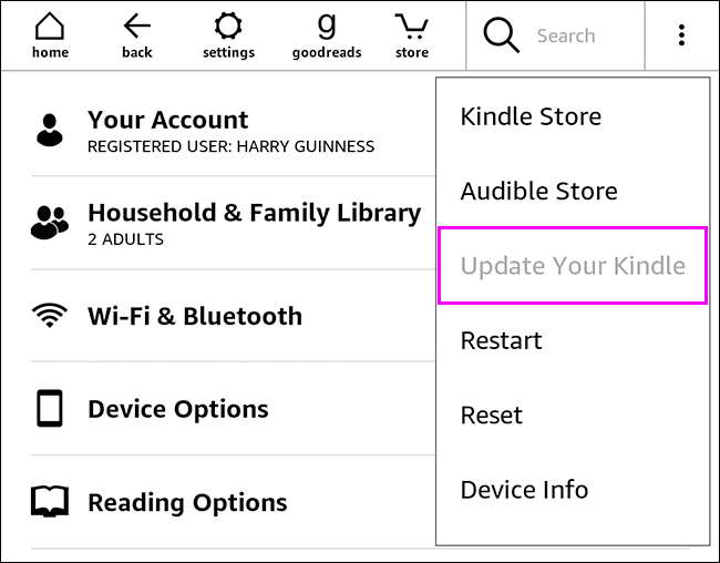 “Update Your Kindle”