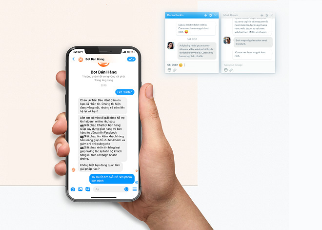 Một trong những chatbot Việt Nam nổi bật là Manychat