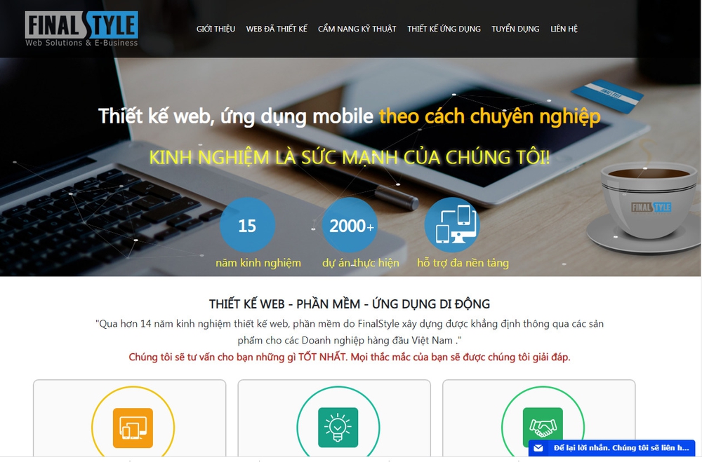 công ty thiết kế website tại hà nội