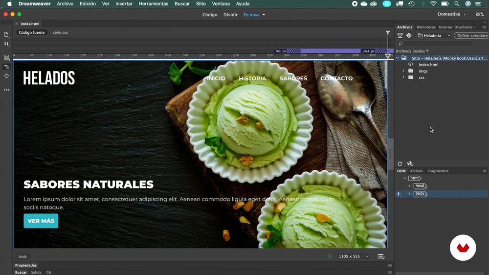 Các tính năng cơ bản của Dreamweaver