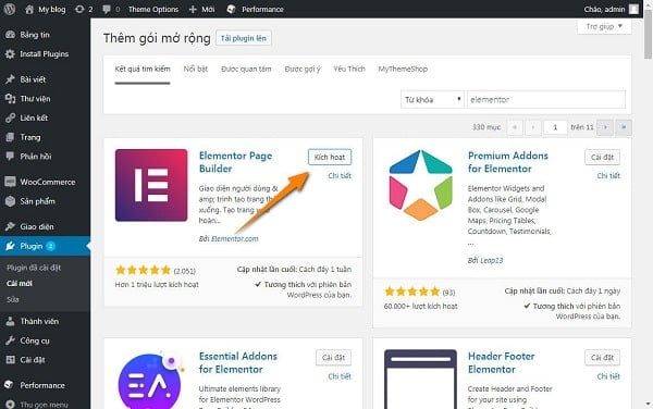 Vì sao nên sử dụng Elementor trong thiết kế web
