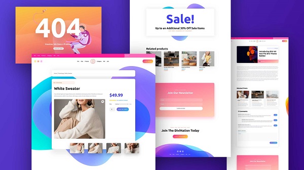 Giao diện web miễn phí Divi