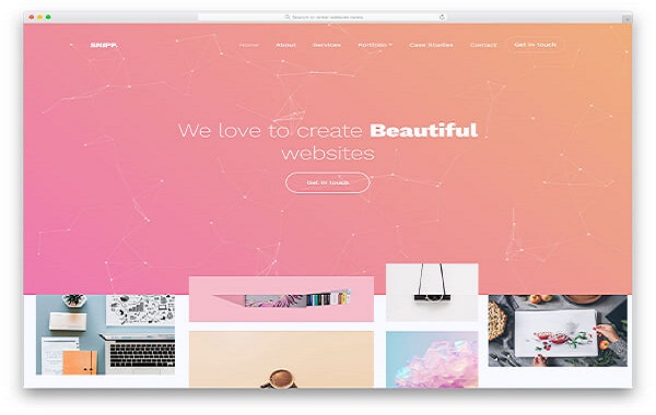 Giao diện web miễn phí Snipp 