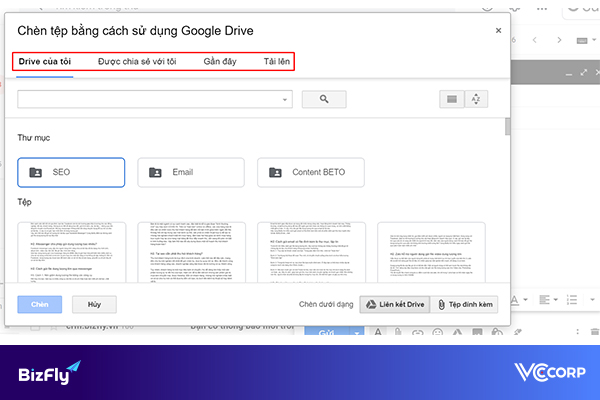 Cách gửi file dung lượng lớn qua email