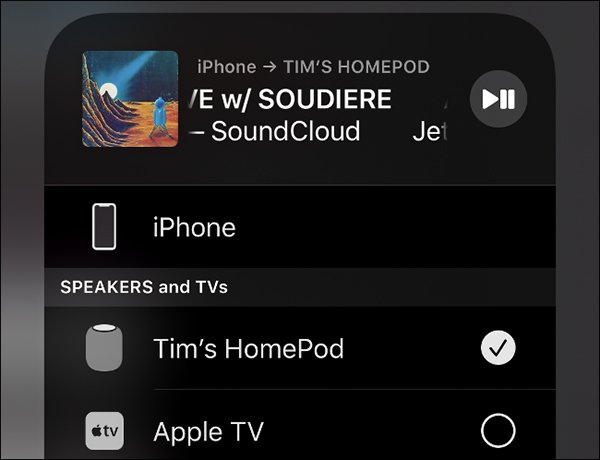 Dùng HomePod làm loa AirPlay