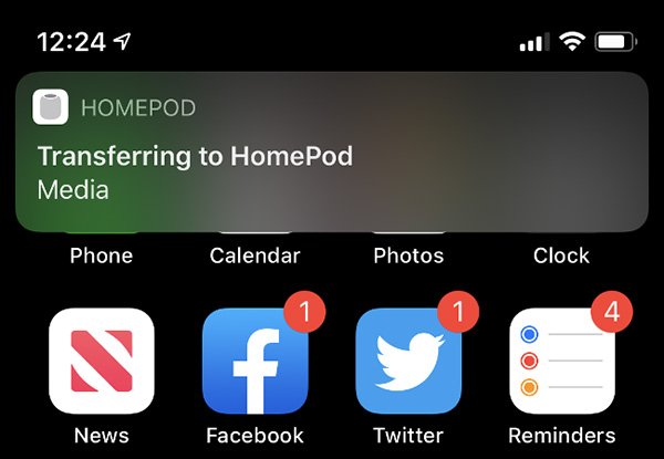 Chuyển đổi giữa HomePod và các thiết bị