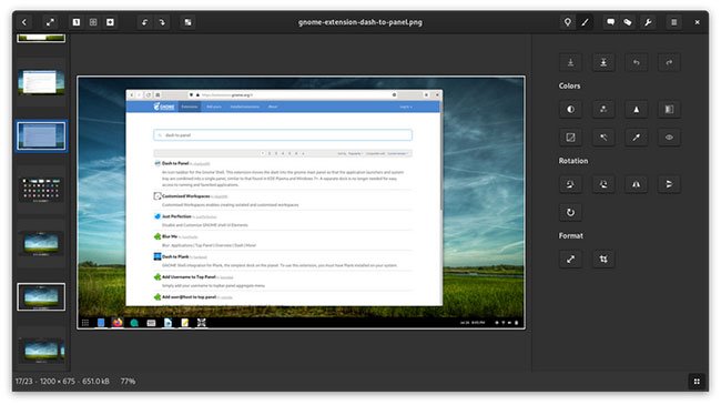Gần như mọi ứng dụng được thiết kế đặc biệt cho GNOME
