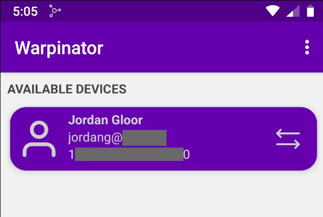 Warpinator cho Android