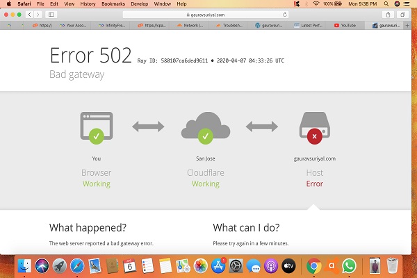 Lỗi 502 bad gateway là gì?
