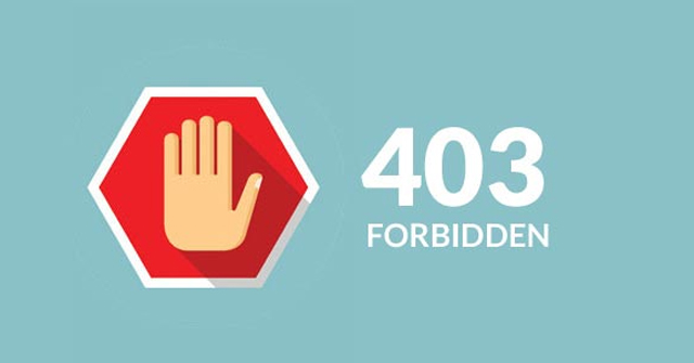 Lỗi 403 Forbidden Error là gì?