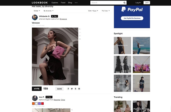 Lookbook - trang web thời trang nổi tiếng trên thế giới