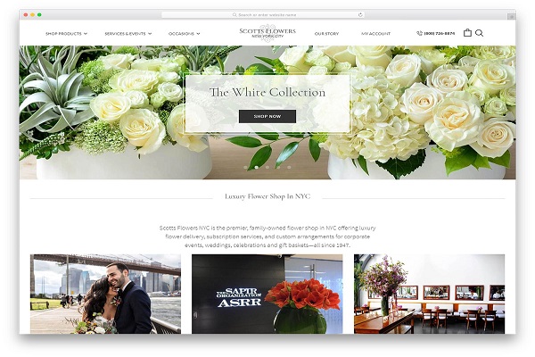 Một số mẫu thiết kế website bán hoa tươi nổi bật, đẹp mắt nhất