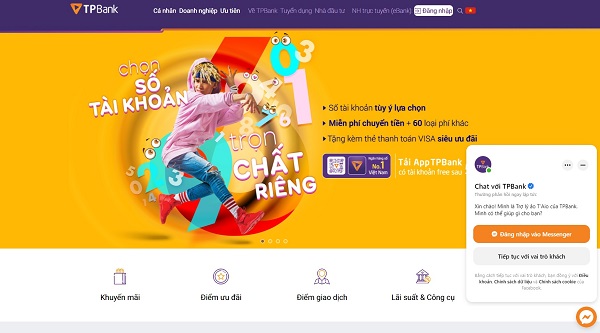 mẫu thiết kế website ngân hàng, tài chính nổi bật