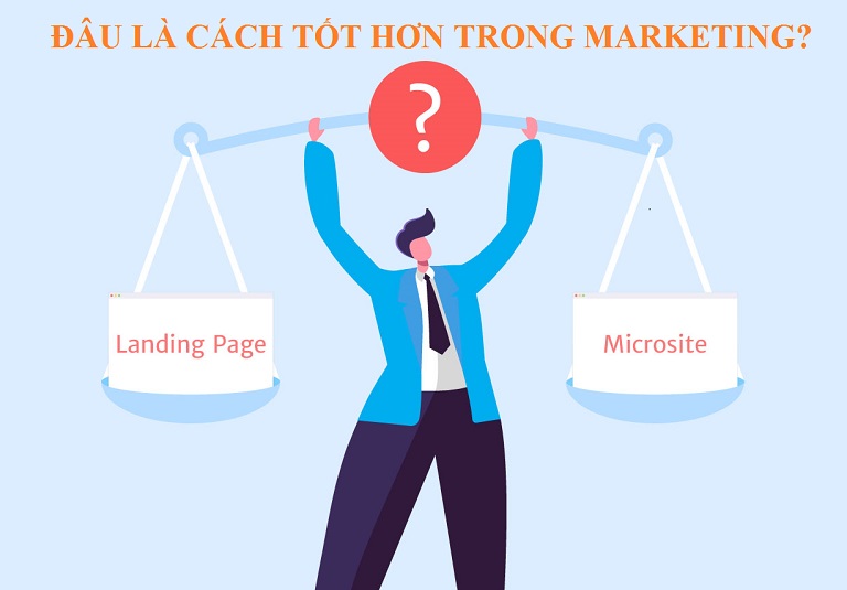 Sự khác nhau giữa microsite và landing page