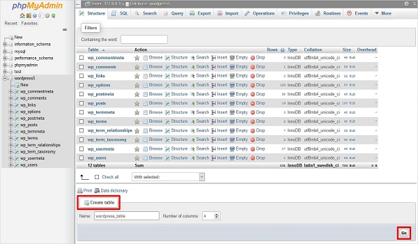 Hướng dẫn sử dụng phpmyadmin cho newbie