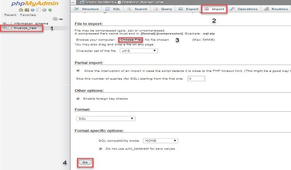 Hướng dẫn sử dụng phpmyadmin cho newbie