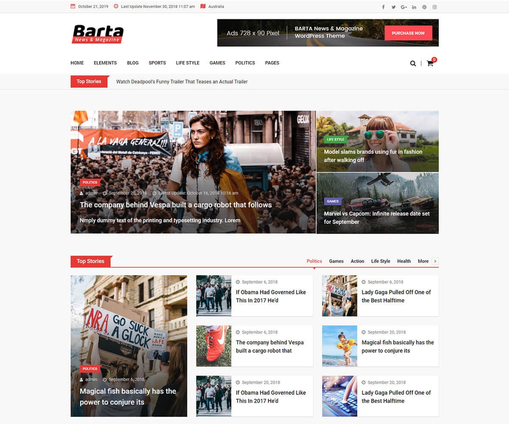  theme wordpress tin tức