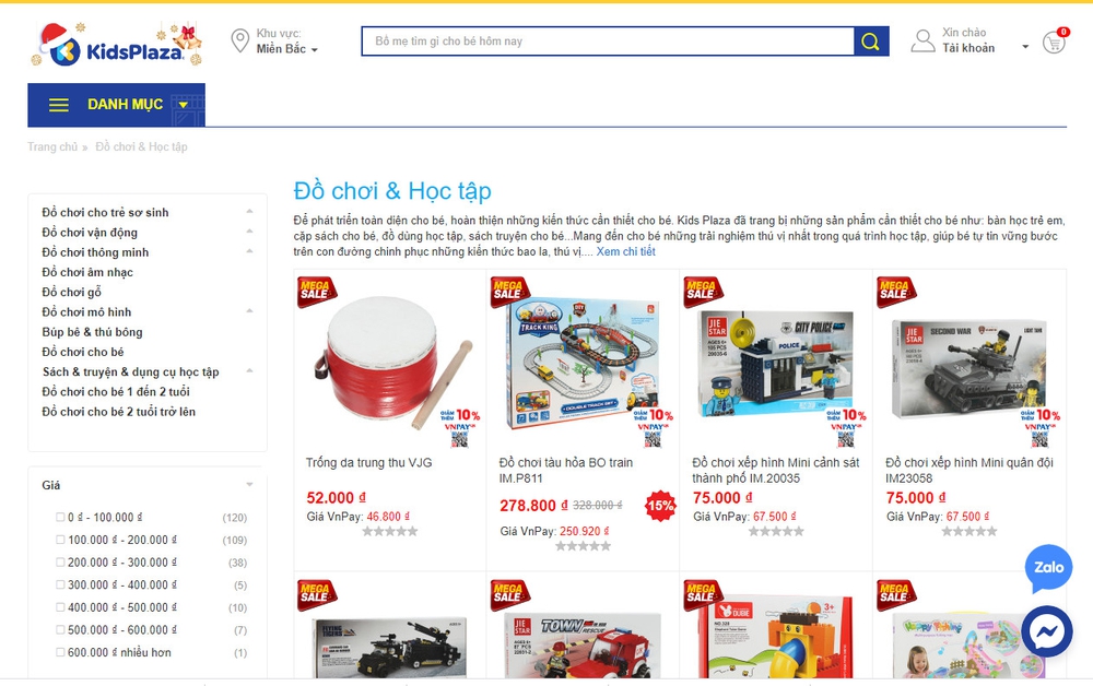 Tầm quan trọng khi thiết kế website đồ chơi trẻ em