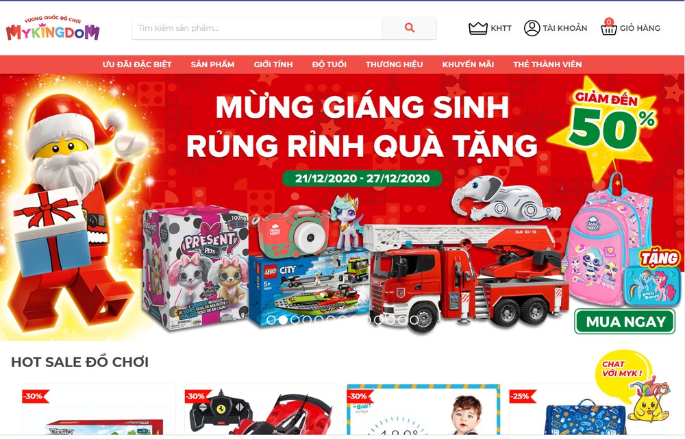 Tính năng quan trọng khi thiết kế website đồ chơi trẻ em