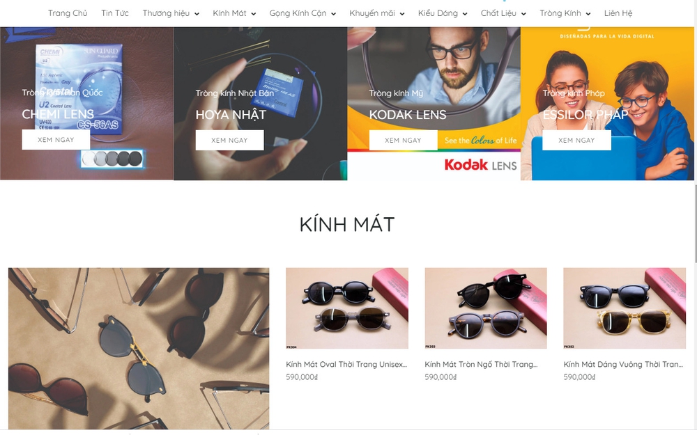 Những chức năng cần thiết mà một website bán mắt kính cần có 