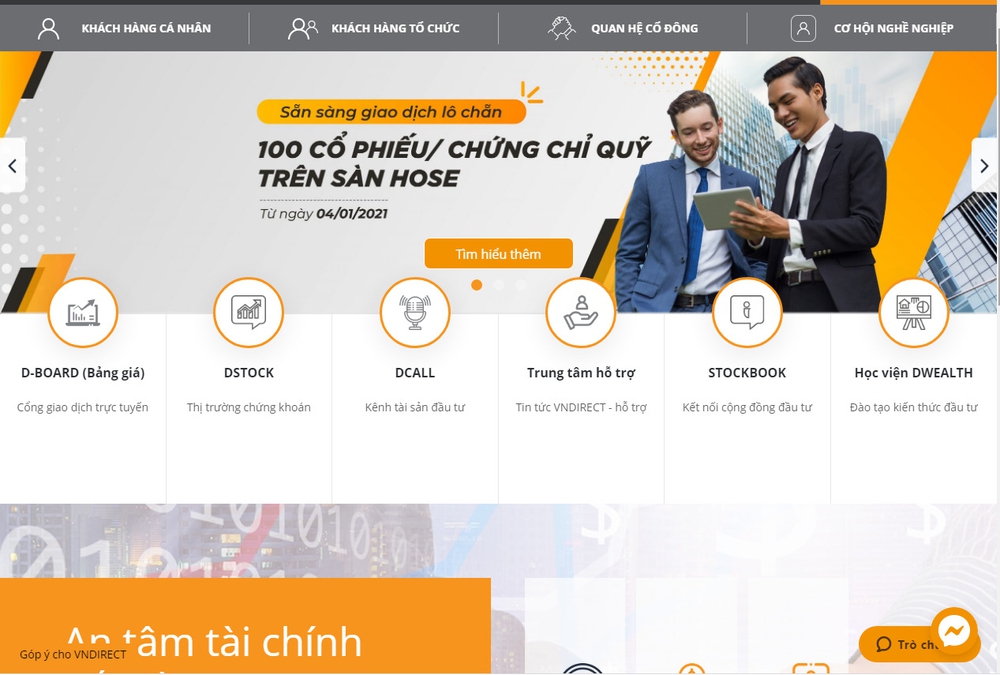 Thiết kế website chứng khoán tại NQ News 