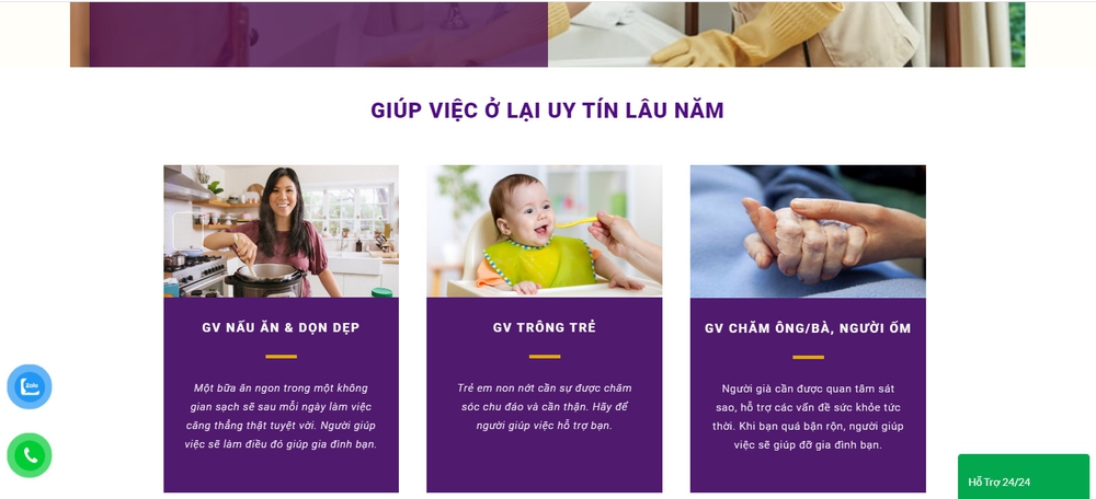 Vì sao nên thiết kế website dịch vụ giúp việc tại Pha Le Solution