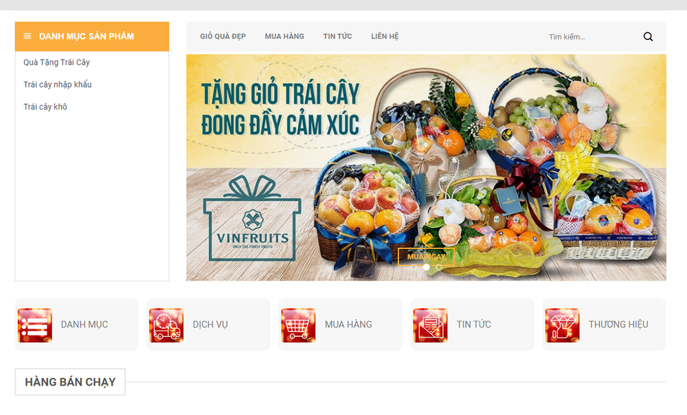 Tầm quan trọng của website bán hoa quả, trái cây