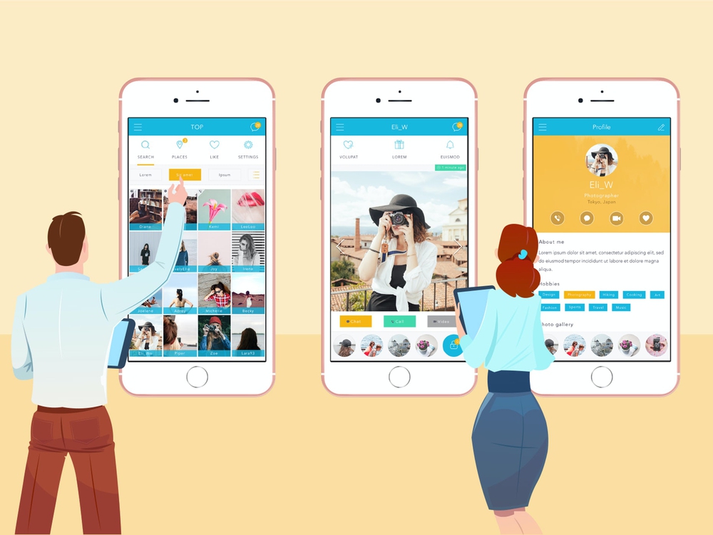 thiết kế app mobile