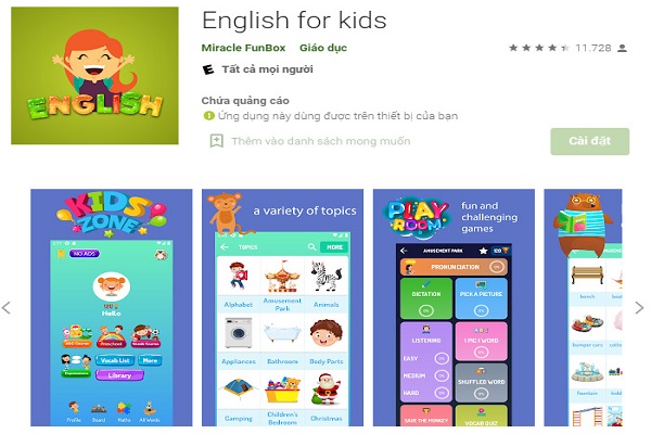Top 3 app học tiếng anh hàng đầu hiện nay 