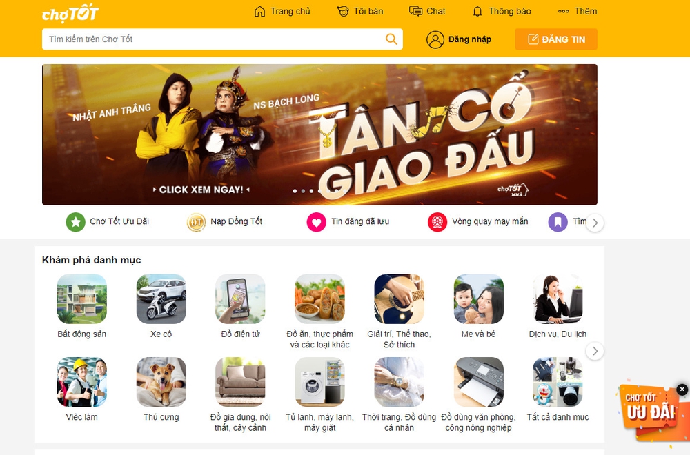 trang web ô tô